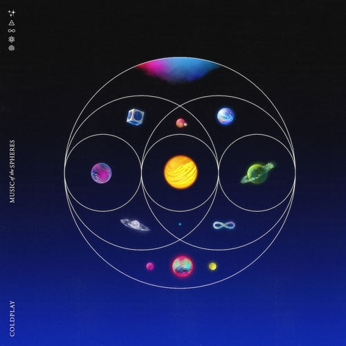 Coldplay - Music Of The Spheres - Import Ecorecord Clear Vinyl LP Record