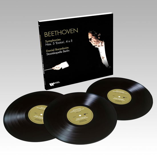 Daniel Barenboim - Beethoven:Symphony No.3,4&5 - Import Vinyl 3 LP Record