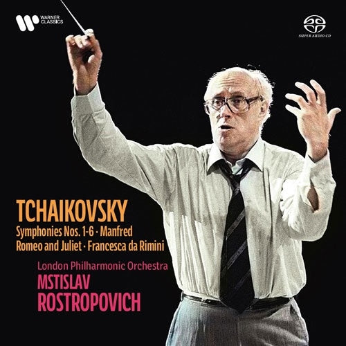 Mstislav Rostropovich & London Philharmonic Orchestra - Tchaikovsky: Symphonies Nos. 1-6, Manfred, Romeo And Juliet, Francesca Da Rimini - Import 6 SACD Hybrid Box Set Limited Edition