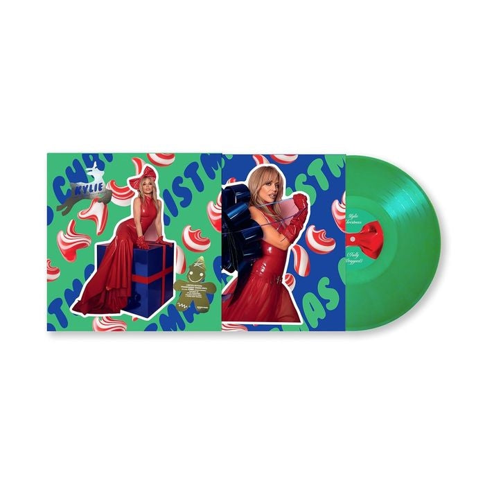 Kylie Minogue - Kylie Christmas (Fully Wrapped) - Import Transparent Green Vinyl LP Record