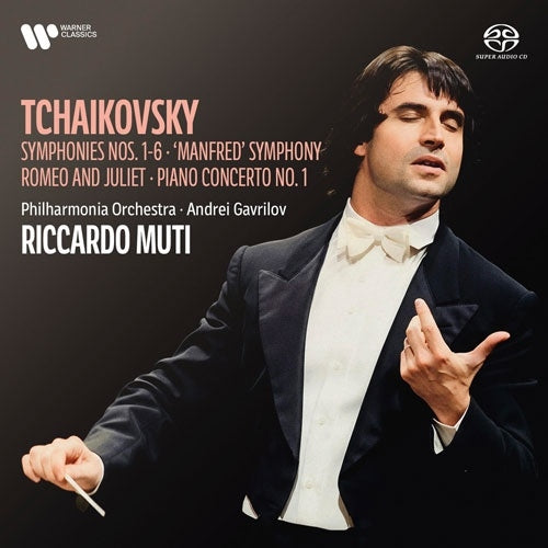 Riccardo Muti - Tchaikovsky ：Complete Symphonies, Manfred Symphony, Romeo & Juliet, Piano Concerto No.1 : Philharmonia, Andrei Gavrilov(P) - Import 5 SACD Hybrid Limited Edition