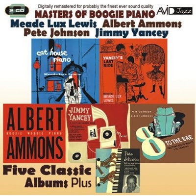 Meade Lux Lewis、Albert Ammons、Pete Johnson、Jimmy Yancey - Masters of Boogie Piano - Import 2 CD