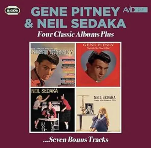 Gene Pitney / Neil Sedaka - Four Classic Albums Plus - Import 2 CD