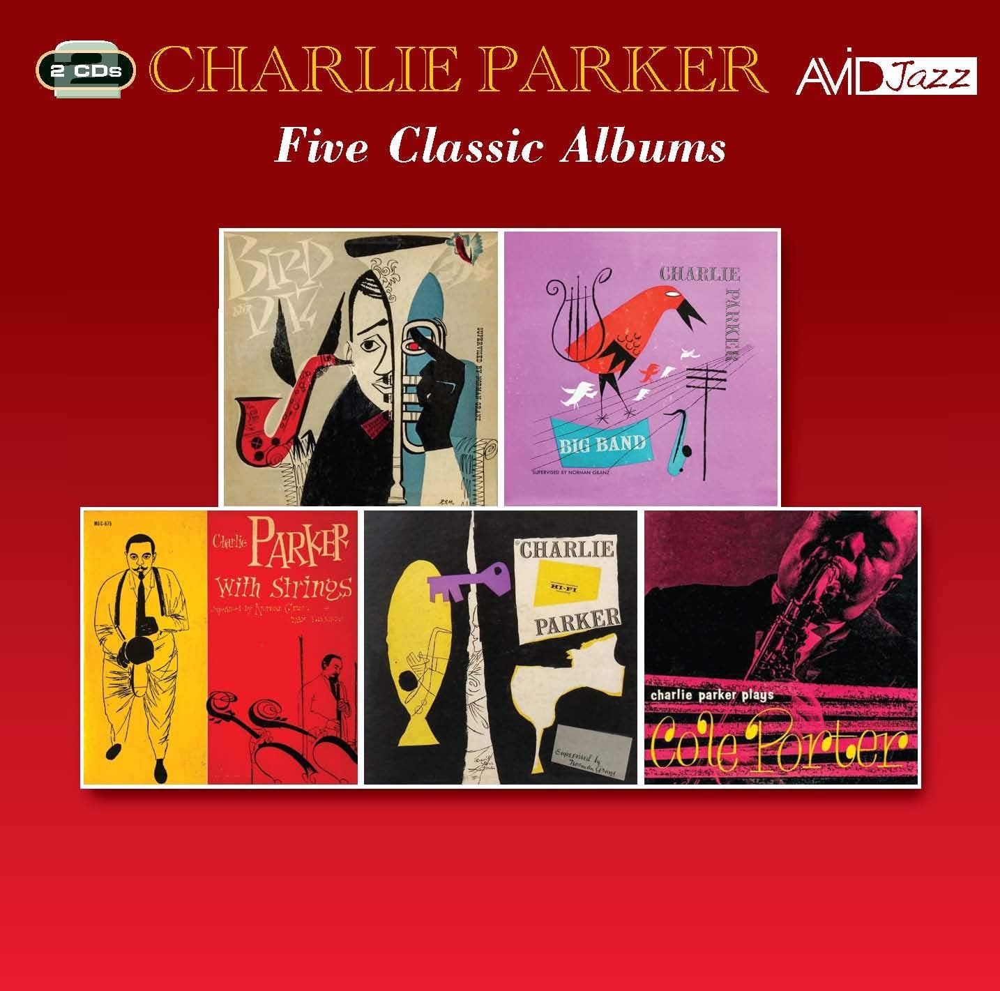 Charlie Parker - Five Classic Albums - Import 2 CD