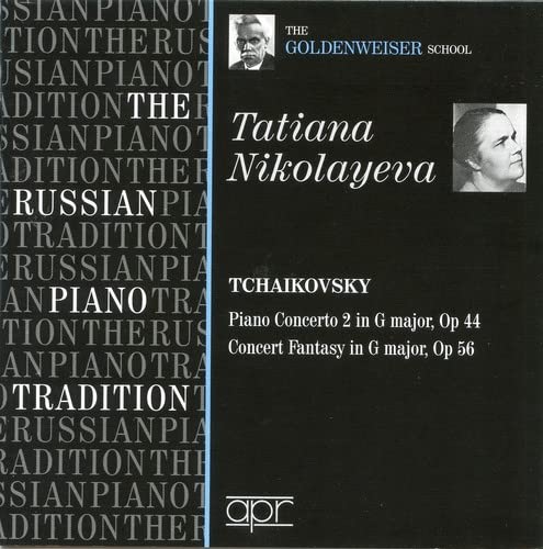 Tchaikovsky (1840-1893) - Piano Concerto, 2, Concert Fantasy: Nikolayeva(P)Anosov / Kondrashin / Ussr State So - Import CD