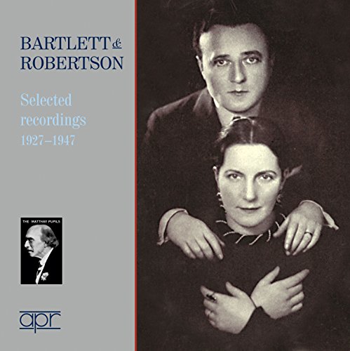 BACH / SCHUMANN / SAINT-SAENS - Bartlett & Robinson: Selected Recordings 1927-1947 - Import 2 CD