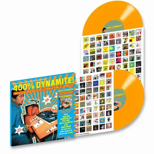 V.A. (Soul Jazz Records) - 400% Dynamite! Ska, Soul, Rocksteady, Funk And Dub In Jamaica - Import Vinyl 2 LP Record