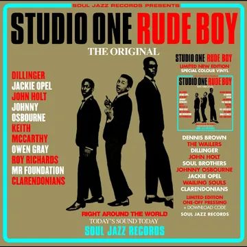 Various Artists - Studio One Rude Boy - Import Red&Cyan 180g Vinyl LP Record Limited Edition