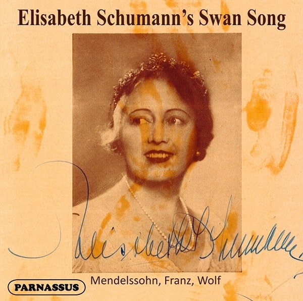 Schumann,elisabeth / Lush,ernest - Elisabeth Schumann's Swan Song - Import CD