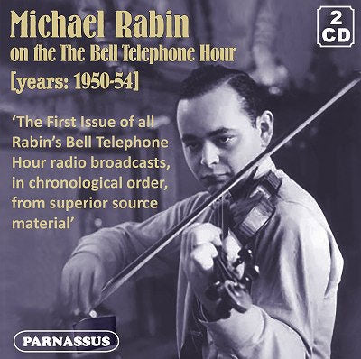 Michael Rabin - On The Bell Telephone Hour 1950-54 - Import 2 CD