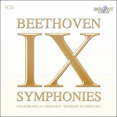 Herbert Blomstedt - Beethoven: IX Symphonies - Import 5 CD