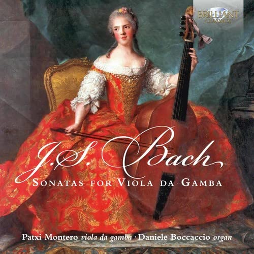 Bach (1685-1750) - "Gamba Sonatas Nos.1, 2, 3 : Patxi Montero(Gamba)Daniele Boccaccio(Organ)" - Import CD