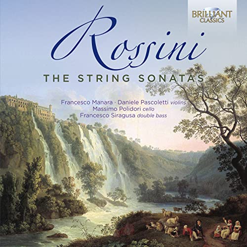 Rossini (1792-1868) - Sonatas for Strings Nos.1-6, etc : Manara, Pascoletti(Vn)Polidori(Vc)F.Siragusa(Cb)(2CD) - Import 2 CD