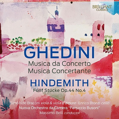Ghedini / Braconi / Bronzi - Musica Da Concerto - Import CD