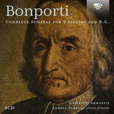 Labirinti Armonici - Bonporti:Complete Sonatas For 2 Violins And B.C. - Import 4 CD