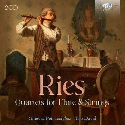 Ginevra Petrucci & Trio David - Ries: Quartets For Flute & Strings - Import 2 CD
