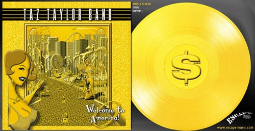 Taz Taylor Band - Welcome To America - Import Transparent Yellow Vinyl LP Record Limited Edition