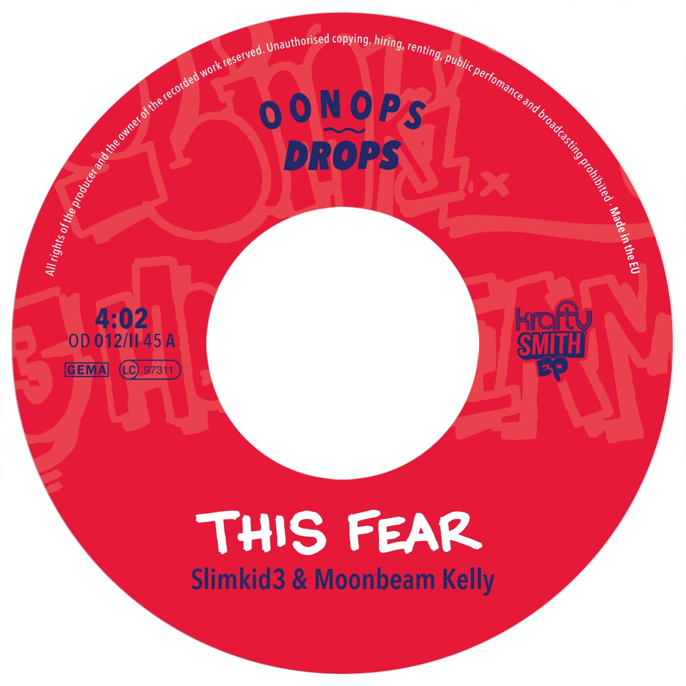 Krafty Kuts 、 Dj Robert Smith - Krafty Smith Ep (This Fear) - Import Vinyl 7’ Single Record