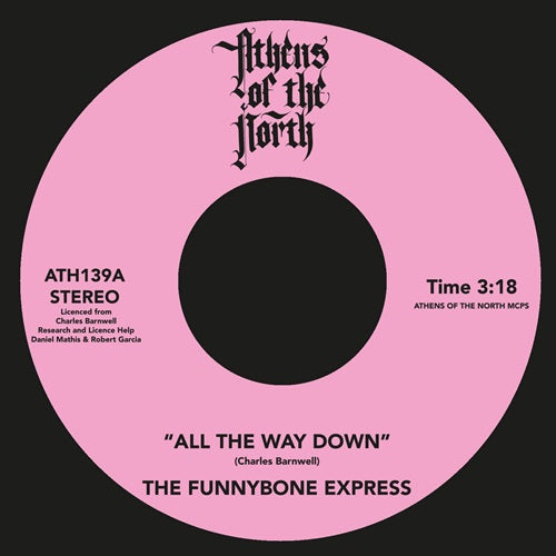 Funnybone Express - All The Way Down / Tonight'S The Night - Import Vinyl 7" Single Record