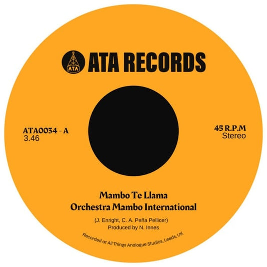 Orchestra Mambo International - Mambo Te Llama - Import 7inch Record