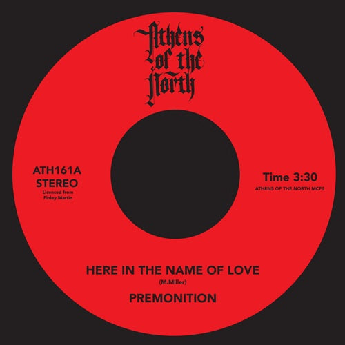 Premonition - Here In The Name Of Love - Import Vinyl 7inch Single Record