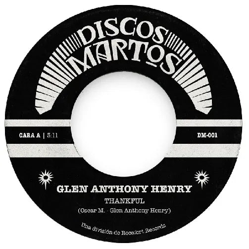 Glen Anthony Henry - Thankful / Fade Away - Import 7 Inch Single Record