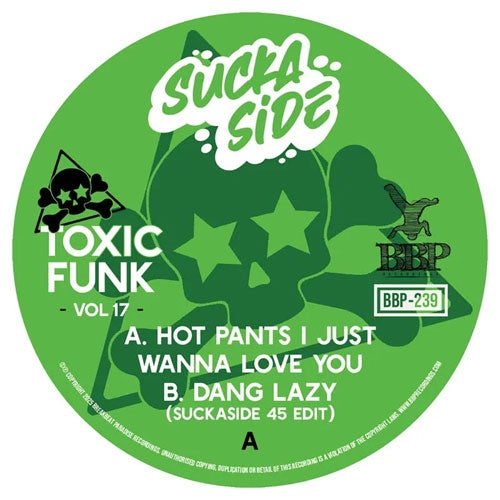 Suckaside - Toxic Funk Vol.17 - Import Vinyl 7 Inch Single Record