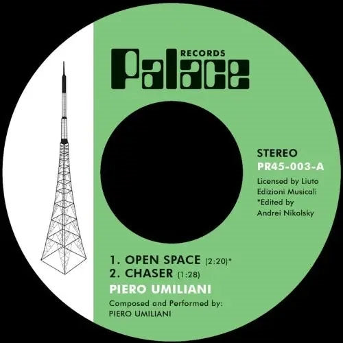 Piero Umiliani - Open Space / Union Pacific - Import Vinyl 7 Inch Single Record