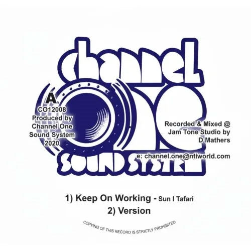 Sun I Tafari - Keep On Working - Import 12 inch Record Limited Edition