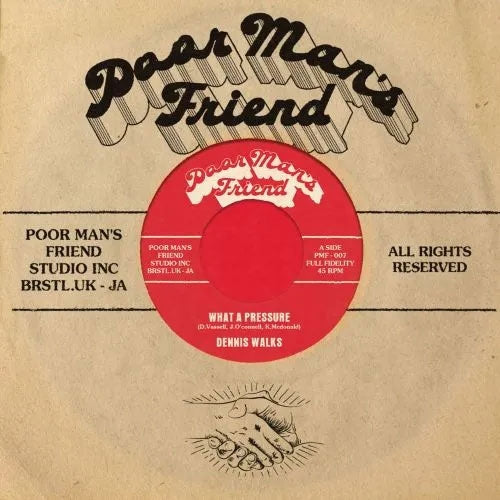 Dennis Walks - What A Pressure - Import 7 inch Record Limited Edition