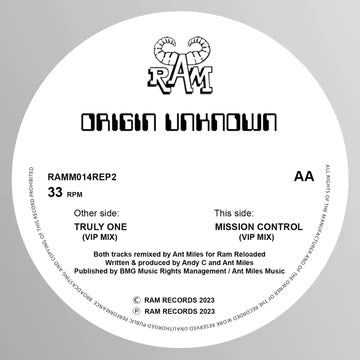 Origin Unknown - Truly One/Mission Control - Import Vinyl 12inch Record