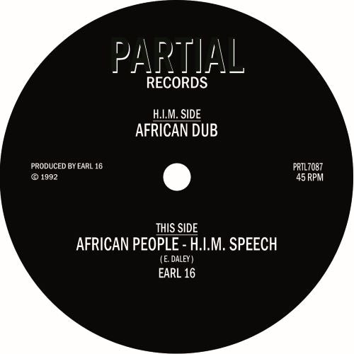 Earl Sixteen - African People H.I.M Speech - Import Vinyl 7inch Record