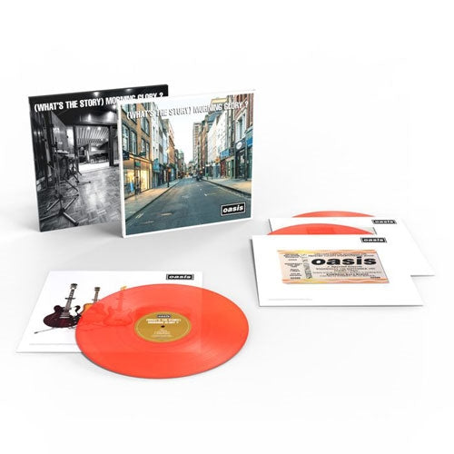 Oasis - (What's The Story) Morning Glory? (30th Anniversary) - Import Acquiesce' Inspired Neon Orange Vinyl 3 LP Record