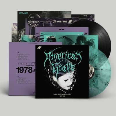 Various Artists - American Grave Gothic Punk / Deathrock USA: 1978-1988 - Import Splintered Tomb Colored Vinyl 2 LP Record