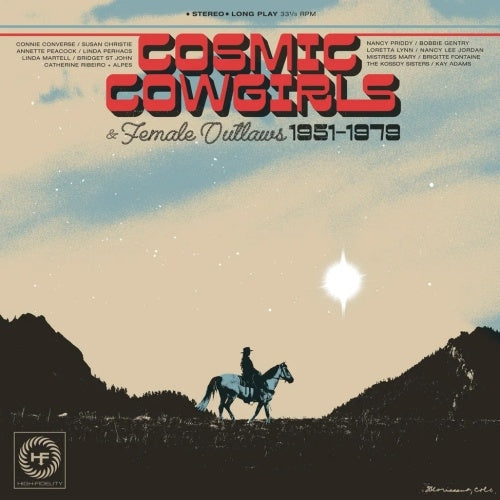 Various Artists - Cosmic Cowgirls & Female Outlaws 1951-1979 - Import Colored Vinyl LP Record Bonus Track Limited Edition