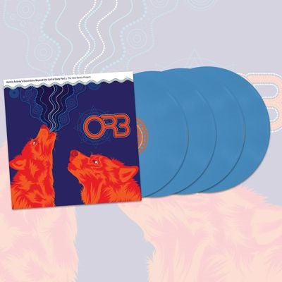 Orb - Auntie Aubreys Excursions Beyond the Call of Duty, Pt. 3: The Orb Remix Project - Import Blue Vinyl 4 LP Record