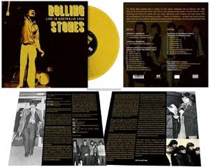 The Rolling Stones - Live In Australia 1966 - Import Yellow Vinyl LP Record
