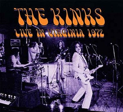 The Kinks - Live In Virginia 1972 - Import Orange Vinyl 2 LP RecordLimited Edition