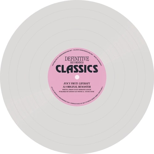 Juicy Fruitt - Liferaft (Re, Remastered ) (John Acquaviva'S-/The Stickmen-/-Dub Remaster) - Import Transparent Vinyl 12 inch Record