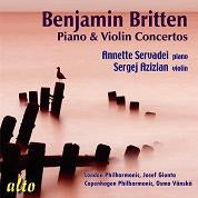 Annette Servadei (Pno) Sergej Azizian (Violin) - Britten Piano & Violin Concertos - Import CD