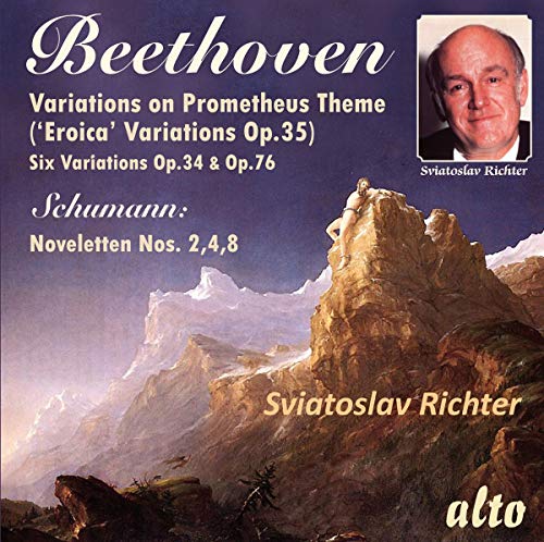 Sviatoslav Richter - Beethoven: Eroica Variations Op.35; Schumann: Novelette Op.21 No.2, No.4, No.8, etc - Import CD