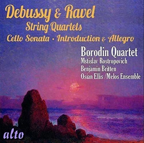 Debussy / Ravel / Borodin Quartet / Melos Ensemble - Debussy & Ravel - String Quartets, Cello Sonata, Introduction & Allegro - Import CD