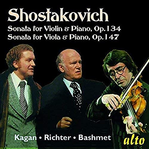 Richter / Kagan / Bashmet - Shostakovich: Sonata for Violin & Piano Op.134, Sonata for Viola & Piano Op.147 - Import CD