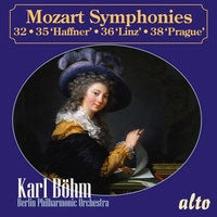 Bohm, Karl / Berlin Philharmonic Orchestra - Mozart: Symphonies 32, 35 Haffner, 36 Linz And 38 Prague - Import CD