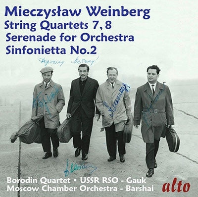 Borodin Quartet - Mieczyslaw Weinberg: String Quartets Nos. 7 & 8, Serenade Op. 47/4 - Import CD