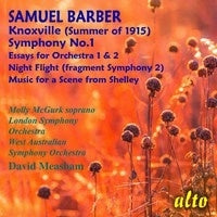 Molly McGurk - Samuel Barber: Symphony No. 1/ Essays Nos. 1 & 2 / Night Flight - Import CD