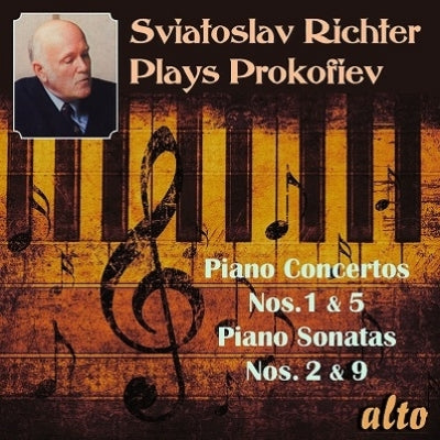Sviatoslav Richter - Prokofiev (1891-1953) Piano Concerto, 1, 5, : Sviatoslav Richter(P)Ancerl / Rowicki / +piano Sonata, 2, 9, - Import CD