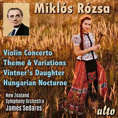 Igor Gruppman / NZSO / James Sedares - Violin Concerto / Theme, Variations & Finale / The Vintner's Daughter / Hungarian Nocturne - Import CD