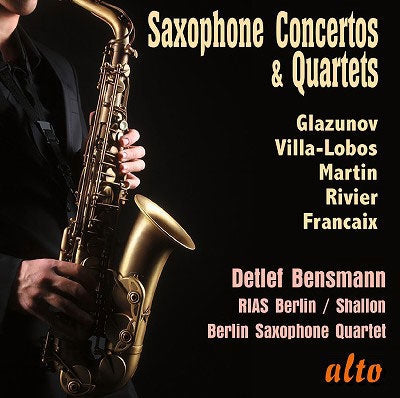 Detlef Bensmann - Saxophone Concertos & Quartets - Import CD