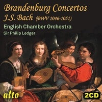 English Chamber Orchestra / Sir Philip Ledger - J.S. Bach: Brandenburg Concertos Bwv 1046-51 - Import 2 CD